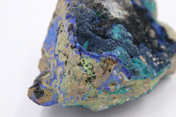 Four Raw Azurite Stones & Crystals