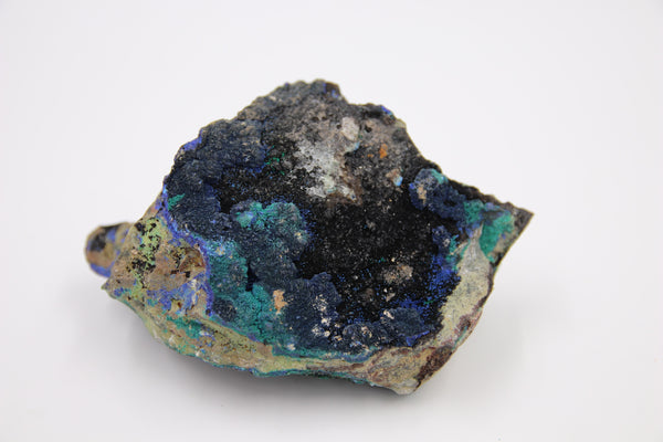 Four Raw Azurite Stones & Crystals