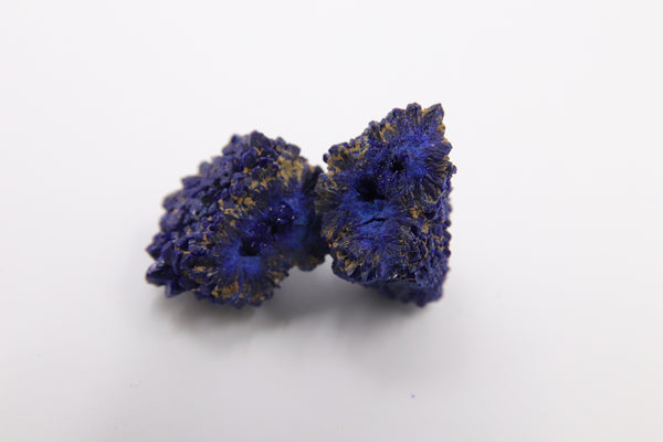 Four Raw Azurite Stones & Crystals