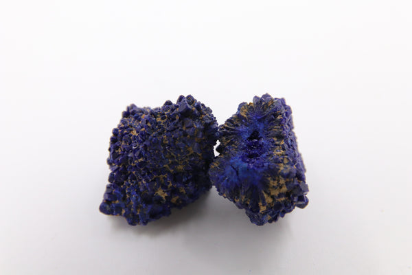 Four Raw Azurite Stones & Crystals