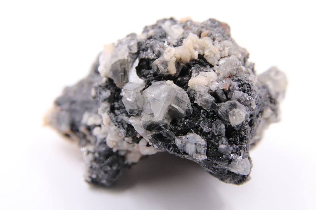 Stilbite with Apophyllite Crystals