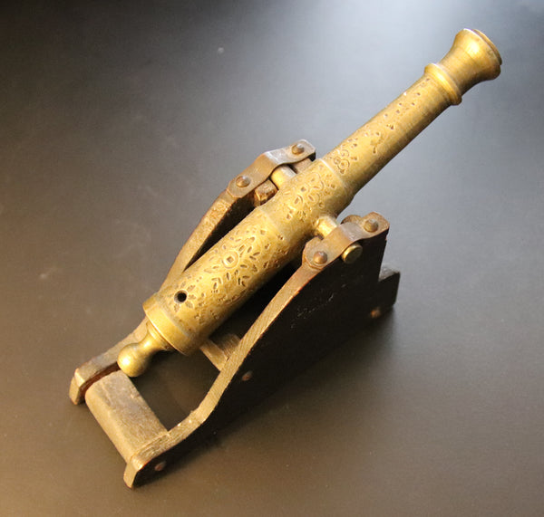 Antique Miniature Cannon 1850's - Working Condition