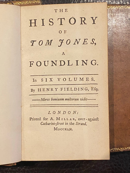 The History of Tom Jones, a Foundling, by Henry Fielding